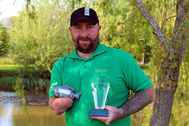 Dave Watson with 1st place and biggest fish trophies Dave Watson with 1st place and biggest fish trophies