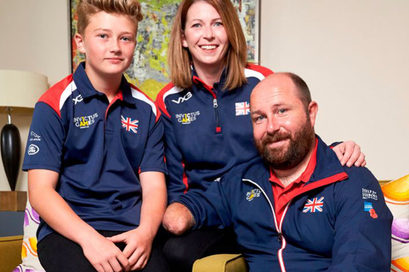 Dave (right) pictured with wife Becky and son Josh Dave (right) pictured with wife Becky and son Josh