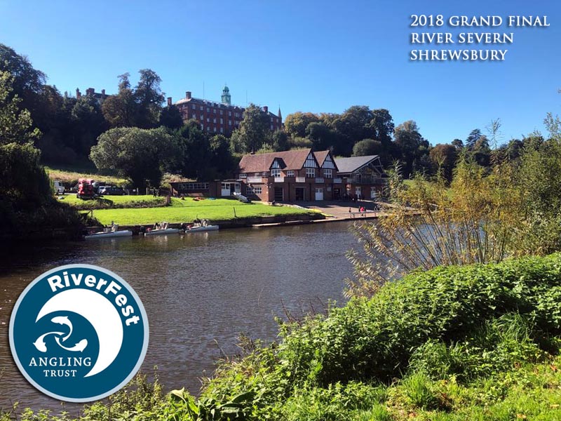 The River Severn at Shewsbury - host of the 2018 RiverFest Grand Final