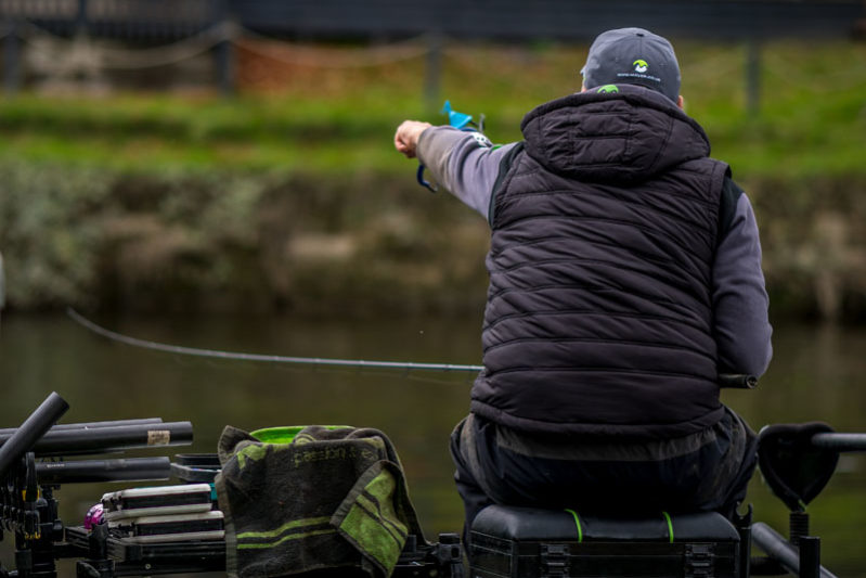 Lee in action during this year's RiverFest Grand Final held on the River Severn at Shrewsbury
